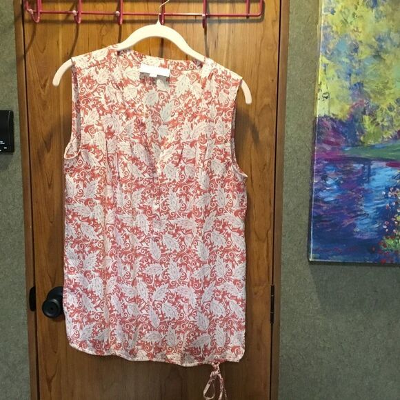 NWOT. Loft Brand Women’s Size S. Floral Print Blouse - Picture 1 of 7